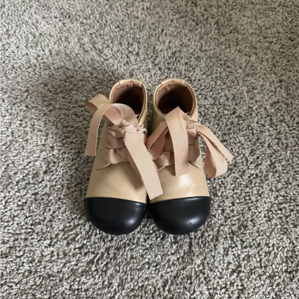 Age of Innocence Black and Tan booties